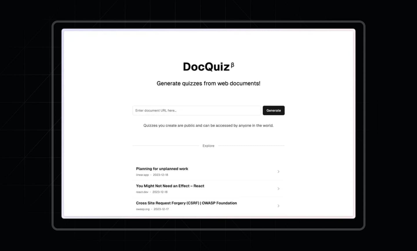 DocQuiz